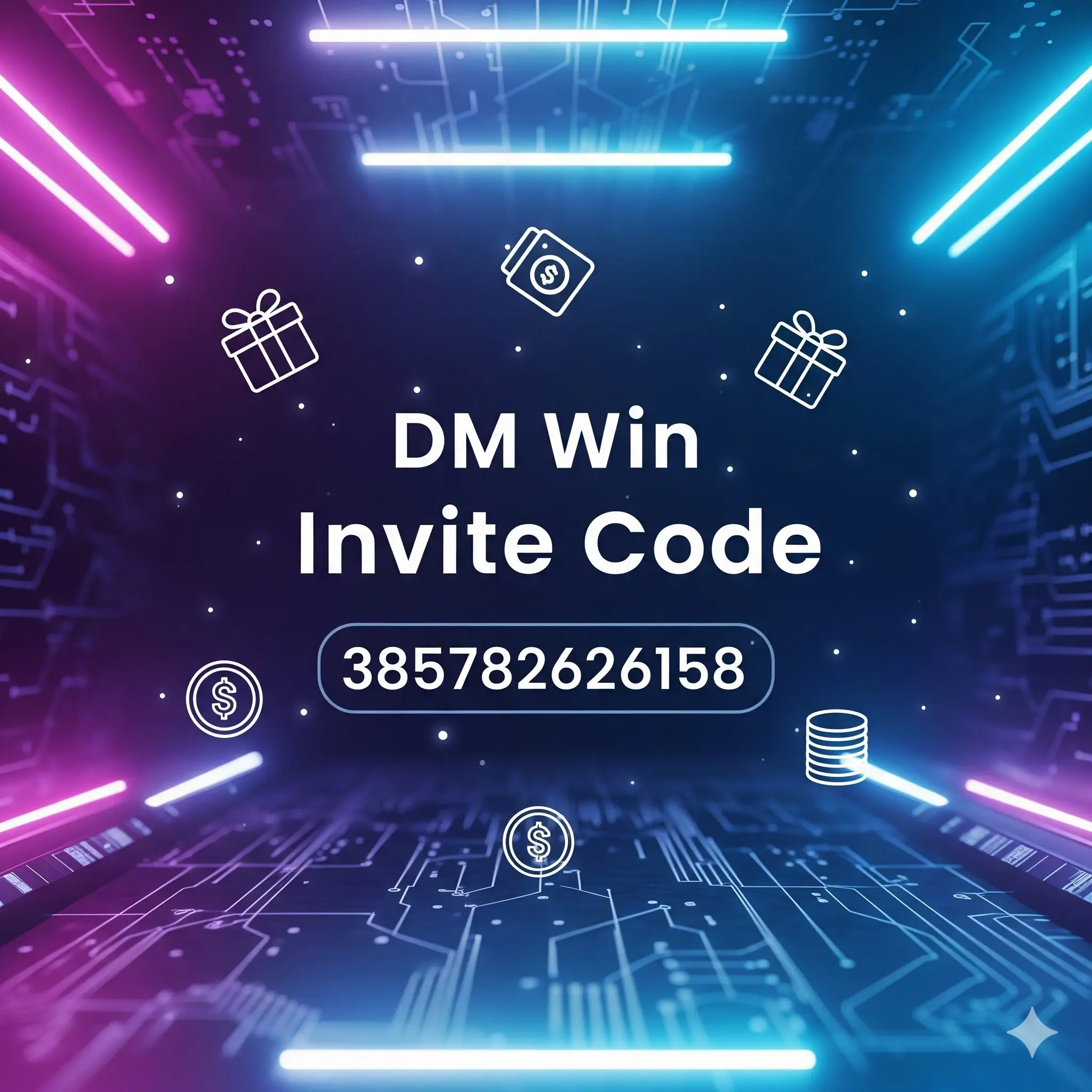 DM win Invite Code